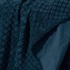 Plush Textured Quilted Diamond Fleece Blanket by Blue Nile Mills - 3 of 4
