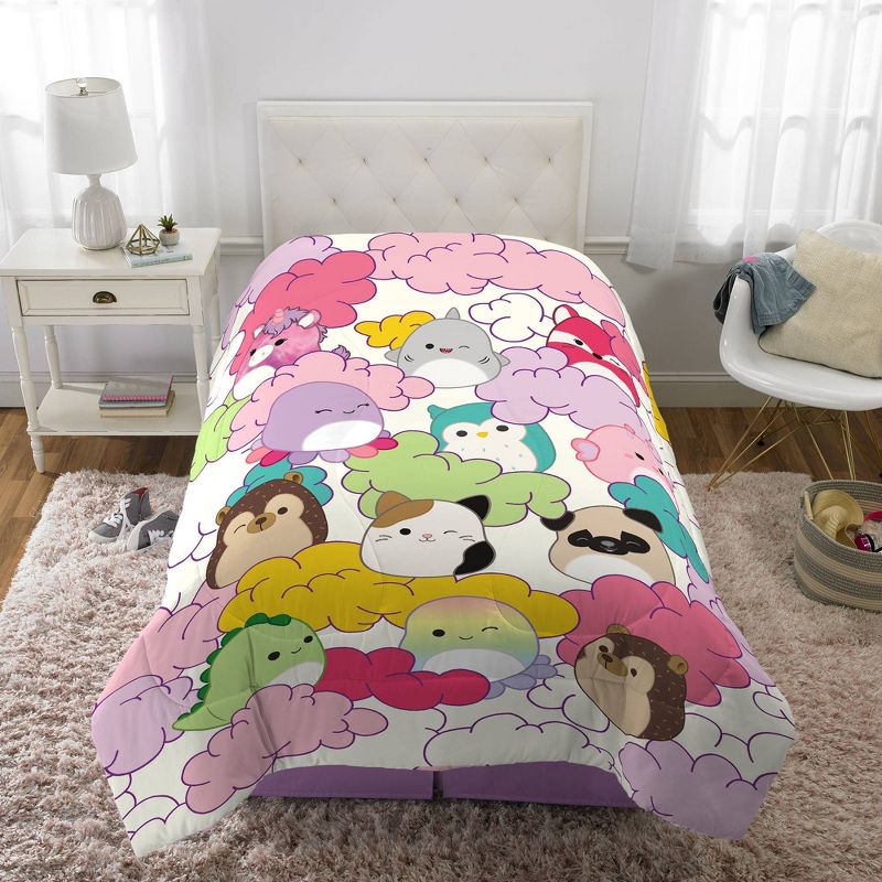 Squishmallows Twin Reversible Kids&#39; Comforter, 1 of 9