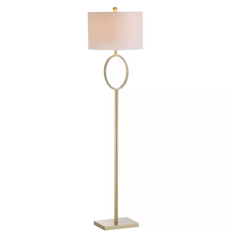 61 Metal April Floor Lamp Includes, How To Put A Lampshade On Floor Lamp