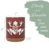 Elanze Designs Floral Frog Flowers Arrangement Toad Ceramic Cork Bottom Red Large Capacity Utensil Holder Crock for Countertop Storage, Stylish & - 2 of 4