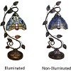 Chloe Lighting Sunniva Dragonfly Tiffany-Style 1 Light Accent Table Lamp 8" Wide - 3 of 4
