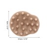 Unique Bargains Gourds Shape Hair Shampoo Brush 3.74"x3.15"x2.32" 1 Pc - 3 of 4