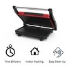 Hastings Home Countertop Electric Gourmet Panini Press – Red - 3 of 4