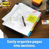 Post-it File Tabs 2 x 1 1/2 Lined White 50/Pack 686F50WH - 3 of 4