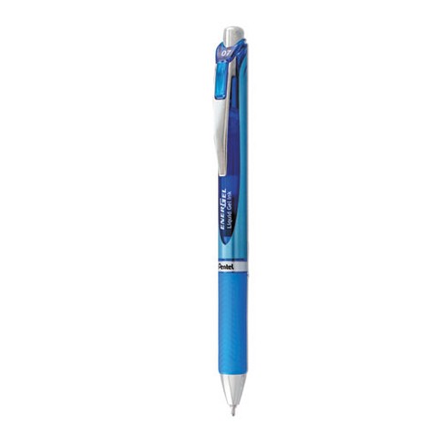 Pentel EnerGel RTX Gel Pen, Retractable, Medium 0.7 mm Needle Tip, Blue Ink, Blue/Light Blue Barrel - image 1 of 1