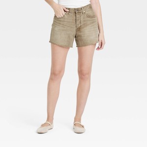 Women's Mid-Rise 90's Baggy Denim Shorts - Universal Thread™ - 1 of 3