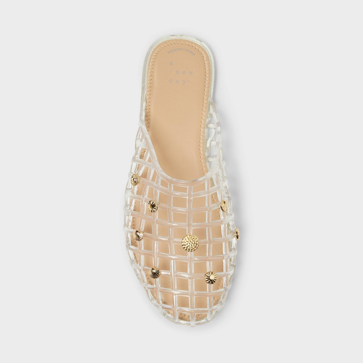 Женские сабо A New Day Women’s Luciana Jelly Mule Shoes - A New Day™ Gold 11 — фото 3