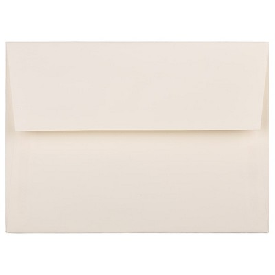 JAM Paper A7 Strathmore Invitation Envelopes 5.25 x 7.25 Ivory Wove 191188I