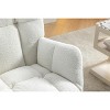 Wooakway Teddy Fabric Rocking Chair With Adjustable Footrest - 3 of 4
