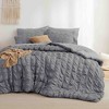 BAGOKIE 7 Pieces Plaid Bed in a Bag Comforter Set for All Season - 4 of 4
