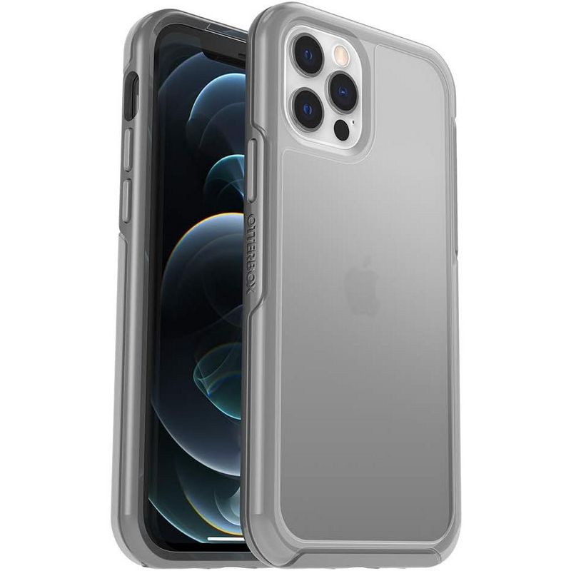 OtterBox SYMMETRY SERIES iPhone 12 Pro Max - Moon Walker Clear/Gray - Manufacturer Refurbished, 1 of 2