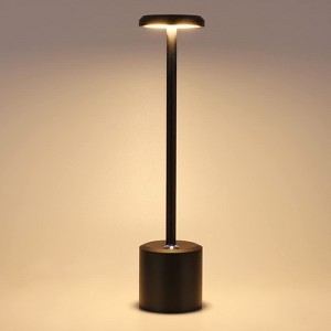1PC Recharge Table Lamp, LED Cordless Desk Lamp,,Modern Cream Stepless Dimming for Restaurant/Bedroom/Bar/Camping/Coffee Shop Outdoor Light - 1 of 4