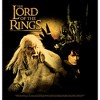 Juniors Womens Lord of the Rings Fellowship of the Ring Gandalf Frodo and Sauron Logo T-Shirt - 2 of 4