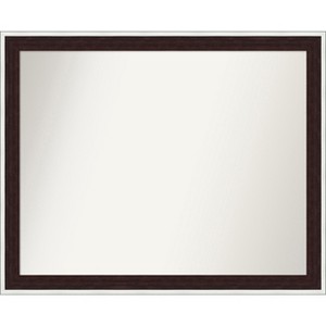 Amanti Art Maya Non-Beveled Framed Bathroom Vanity Wall Mirror - 1 of 4