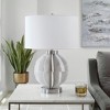 Uttermost Repetition White Marble Table Lamp – Sculptural Resin Sphere with Brushed Nickel Accents, 17"x17"x24.5" - 4 of 4