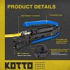 KOTTO Compression Tool Kit, RG6, 59, 11 Crimper & 20 F Connectors - 3 of 4
