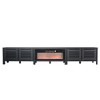 IHOMEADORE Black The Multi-Functional Electric Fireplace TV Stand DIY - 4 of 4