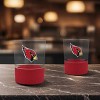 NFL Arizona Cardinals 14oz Rocks Glass Set with Silicone Grip - 2pc - 2 of 3