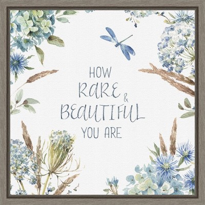 Amanti Art Bohemian Blue 10A by Lisa Audit Canvas Wall Art Print Framed 16 x 16-in.