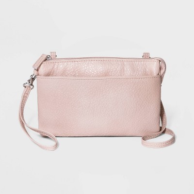 blush pink crossbody bag