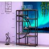 Gulches Freestanding Bookshelf, 68.9" Etagere Bookcase with 9 Open Shelves for Small Space - 2 of 4