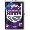 Trends International NBA Sacramento Kings - Maximalist Logo 23 Framed Wall Poster Prints - 3 of 4