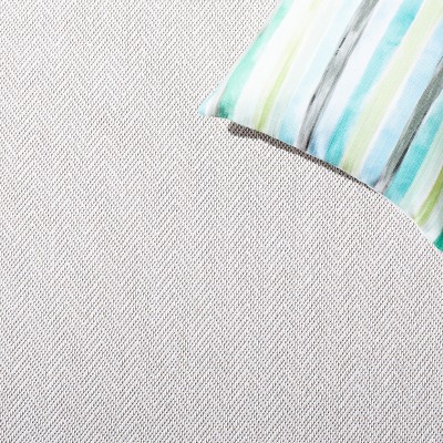 Ivory and Grey Rectangular Hand-knotted Synthetic Area Rug