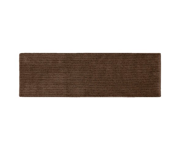 Garland Sheridan Plush Washable Nylon Bath Runner - Chocolate (22"x60")