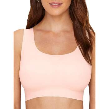 Maidenform Women's Seamless Tank Bralette, Wireless Long-Line Cropped  Pullover Bra, Sandshell, Small at  Women's Clothing store