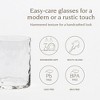 over&back 14 fl oz Hammered Glass Short Tumbler - 3 of 4