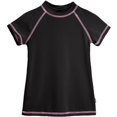 City Threads USA-Made Girls UPF 50+ Short Sleeve Rashguard