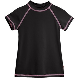 City Threads USA-Made Girls UPF 50+ Short Sleeve Rashguard - 1 of 4