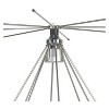 Tram® 200-Watt Broad-Band Scanner 25 MHz to 1,300 MHz Super Discone Stainless Steel Base Antenna in Silver - 3 of 4