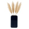 Modern Decorative Vase - Textured Ceramic Flower Holder - Stylish Home & Office Accent for Living Room & Bedroom - 3 of 4
