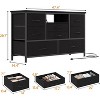 Jojoka 8 Dresser TV Stand with Power Outlet & LED Light, 55'' Wide TV Stand with 8 Deep Drawers - 2 of 4