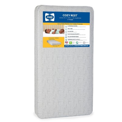Sealy Cozy Rest 2-Stage Extra Firm Crib and Toddler Mattress