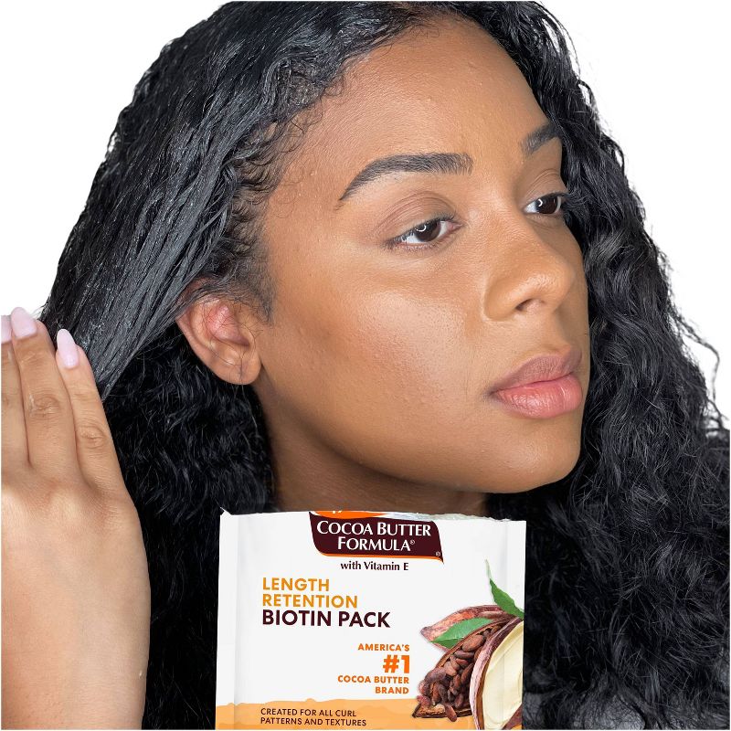 Palmer&#39;s Cocoa Butter Formula Biotin Hair Treatment Pack - 2.1oz, 5 of 7