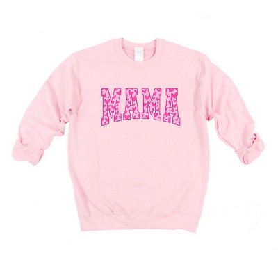 Simply Sage Market Women's Graphic Sweatshirt Mama Pink Hearts