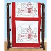 Jack Dempsey Stamped White Quilt Blocks 18"X18" 6/Pkg-Barn - 3 of 3