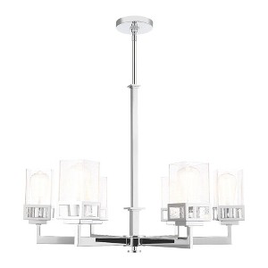 Livex Lighting Harding 6 - Light Chandelier in  Polished Chrome - 1 of 1