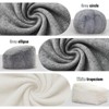 Hooseng Bean Bag Chair,  44" Memory Foam Stuffed Beanbag Chairs with Removable Faux Fur Cover, Fluffy Lazy Sofa for Living Rooms Bedrooms Offices - 4 of 4