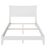 AFI Furnishings Metro Full Traditional Bed with Open Footboard and Turbo Charger in White - 4 of 4