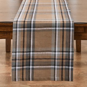 Split P Chestnut Plaid Table Runner 15" X 72" - 1 of 3