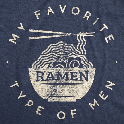Мужские футболки Crazy Dog T-Shirts, Inc. Mens My Favorite Type of Ramen Is Men T shirt Funny Dad Joke Hilarious Sarcasm - Crazy Dog Men's T Shirt For Foodies Navy S — фото 2
