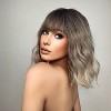 Jessie's Wig 10 Inch Short Wavy Wig Synthetic Hair Ash Grey Color 1 Pc/Pack - 3 of 4