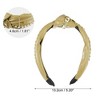 Unique Bargains Women's Fashion Vintage Knotted PU Leather Knotted Headbands 1 Pc - 4 of 4