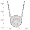 Black Bow Jewelry 10k White Gold Baylor Bears NCAA Necklace 18 Inch - 3 of 4
