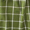 tagltd Classic Check Slub Bib Apron with Large Pocket and Waist Tie Green, One Size Fits Most, Machine Wash, Green - 2 of 3