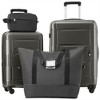 BEAFUP 2-Piece Luggage Set with Expandable Spinner Wheels ABS Lightweight Suitcase with TSA Lock - 20", 24" for Travel - 2 of 4