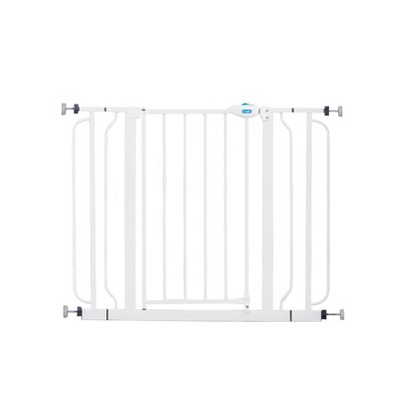 Regalo Extra Tall Stairway and Hallway Walk Through Baby Gate Black for Safety 